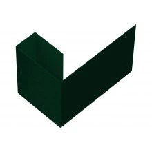 Финишный профиль фибросайдинга Grand Line 0,45 ПЭ двухсторонний с пленкой RAL 6005 зеленый мох (3 м)