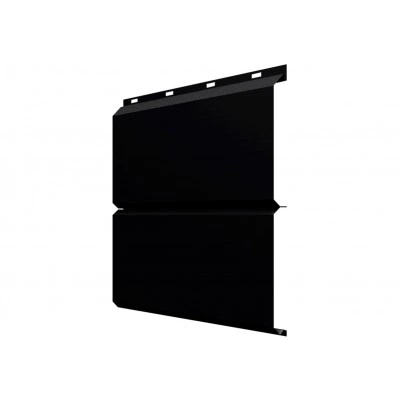Сайдинг металлический ЭкоБрус Grand Line 0,45 Drap ТР RAL 9005 черный — 693767 Сайдинг металлический ЭкоБрус Grand Line 0,45 Drap ТР RAL 9005 черный — 693767