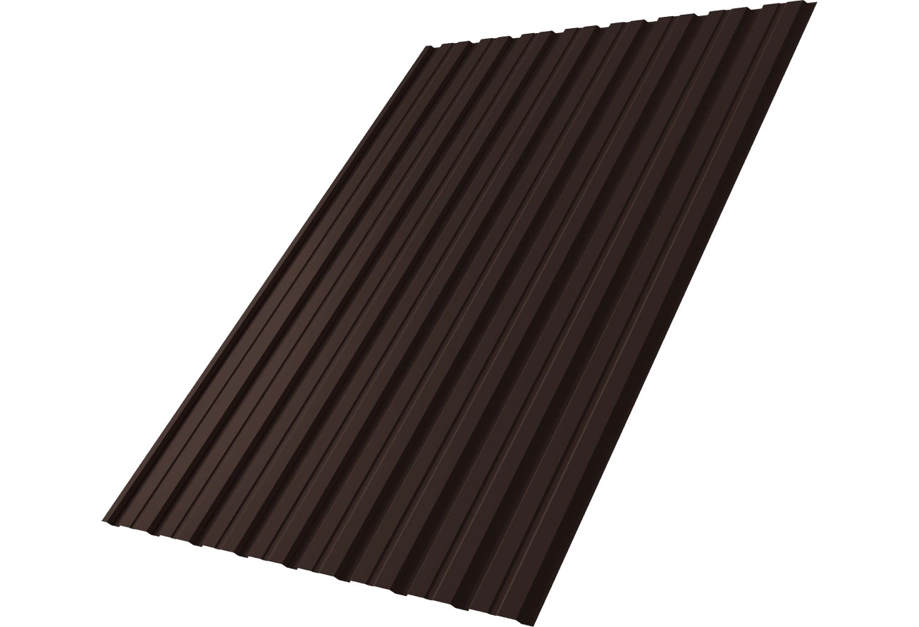 Профнастил С10B Grand Line 0,45 Drap ТР RAL 8017 шоколад