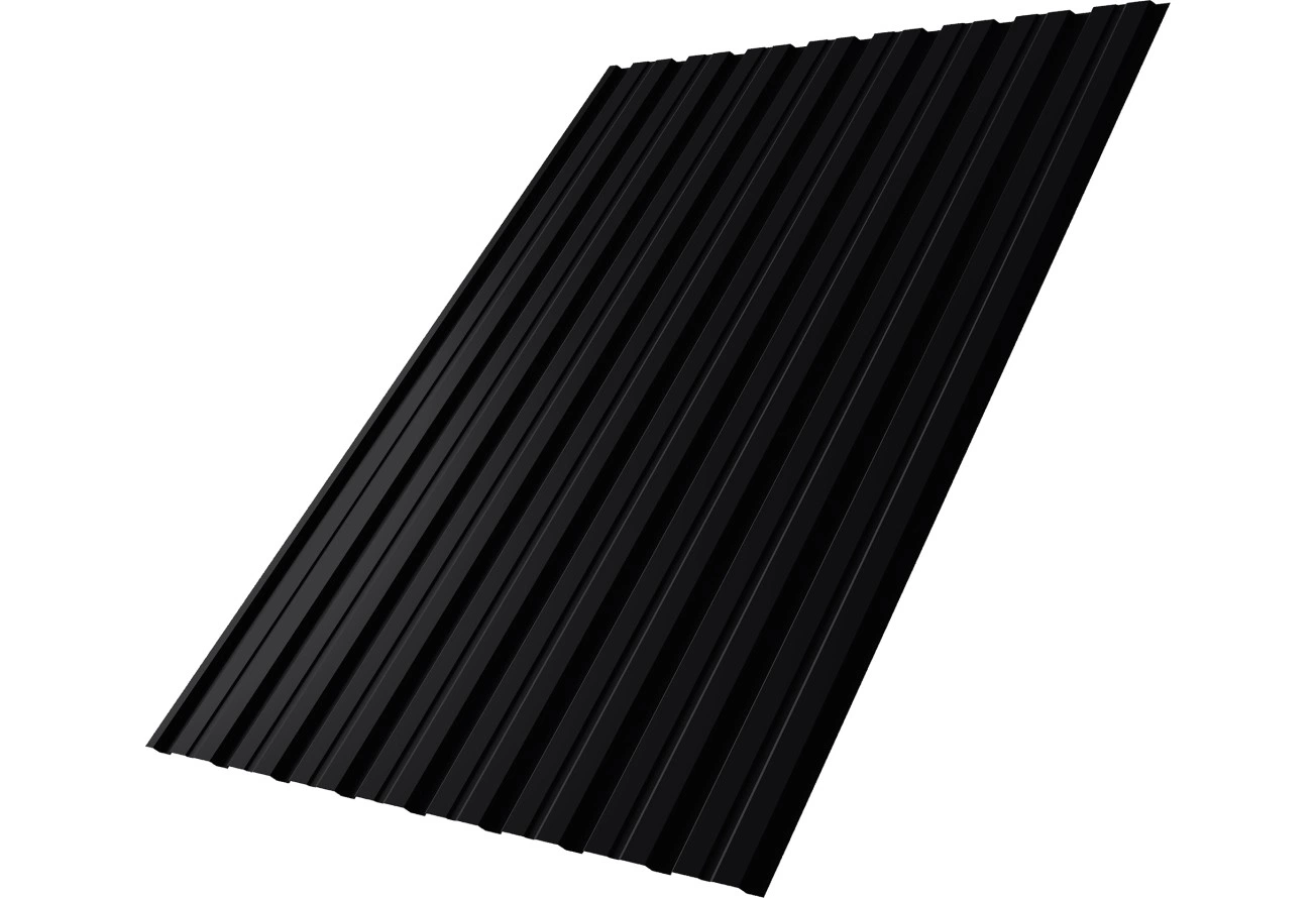 Профнастил С10B Grand Line 0,45 Drap ТР RAL 9005 черный