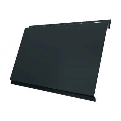 Софит металлический Вертикаль классик Grand Line без перфорации 0,5 PurPro матовый с пленкой RAL 7016 антрацитово-серый — 697732 Софит металлический Вертикаль классик Grand Line без перфорации 0,5 PurPro матовый с пленкой RAL 7016 антрацитово-серый — 697732