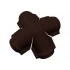 Четверник малого полукруглого конька Grand Line 0,5 PurPro матовый с пленкой RAL 8017 шоколад — 697741 Четверник малого полукруглого конька Grand Line 0,5 PurPro матовый с пленкой RAL 8017 шоколад — 697741