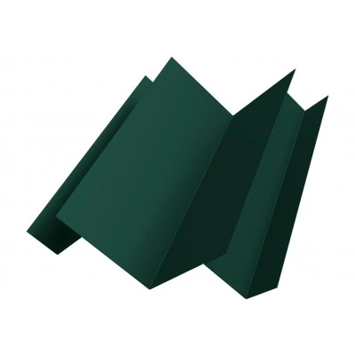 Угол внутренний сложный Кликфальц Про Grand Line 0,45 Drap RAL 6005 зеленый мох (2м) — 698003 Угол внутренний сложный Кликфальц Про Grand Line 0,45 Drap RAL 6005 зеленый мох (2м) — 698003
