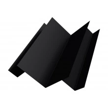 Угол внутренний сложный Кликфальц Про Grand Line 0,45 Drap RAL 9005 черный (3м)