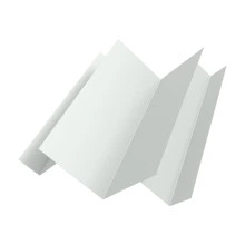 Угол внутренний сложный Кликфальц Про Grand Line 0,45 Drap с пленкой RAL 9003 сигнальный белый (2м)