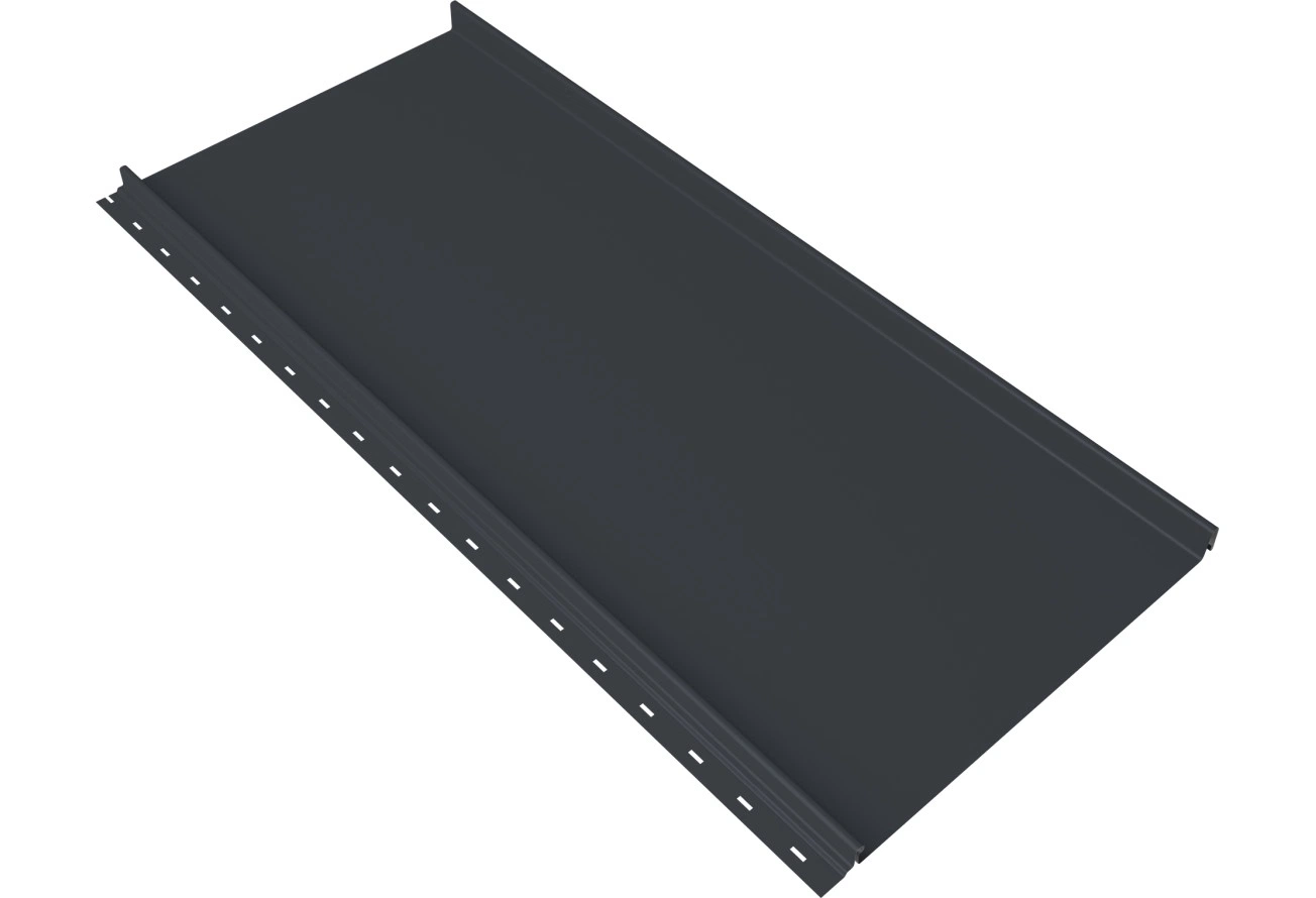 Кликфальц Мини Grand Line 0,5 Drap с пленкой на замках RAL 7024 мокрый асфальт