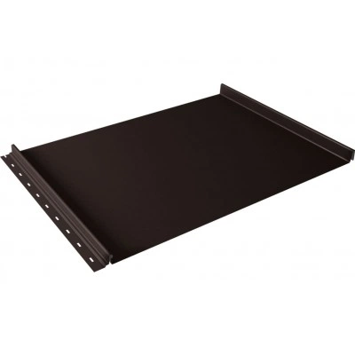 Кликфальц Grand Line 0,5 Drap с пленкой на замках RAL 8017 шоколад — 704570 Кликфальц Grand Line 0,5 Drap с пленкой на замках RAL 8017 шоколад — 704570