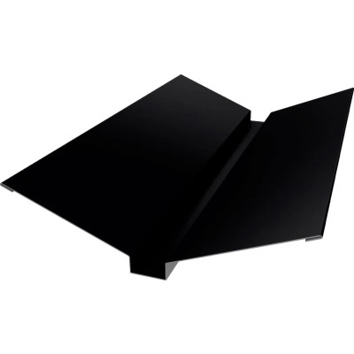 Планка ендовы верхней 115х30х115 Grand Line 0,5 Drap RAL 9005 черный (2м) — 704971 Планка ендовы верхней 115х30х115 Grand Line 0,5 Drap RAL 9005 черный (2м) — 704971