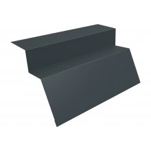 Карнизная планка для металлочерепицы Квинта Уно Grand Line 0,5 Drap RAL 7016 антрацитово-серый (2м)