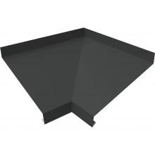 Угол отлива Grand Line внутренний 150 мм 0,5 Drap с пленкой RAL 7016 антрацитово-серый