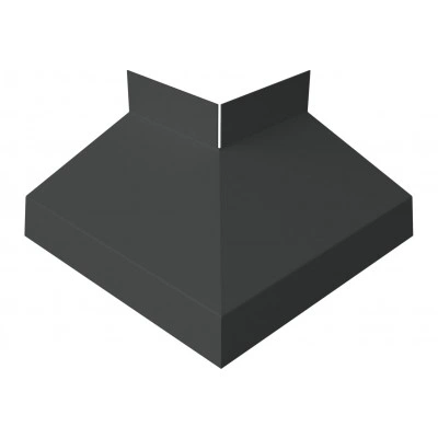 Угол отлива Grand Line внешний 50 мм 0,5 Drap с пленкой RAL 7016 антрацитово-серый — 706540 Угол отлива Grand Line внешний 50 мм 0,5 Drap с пленкой RAL 7016 антрацитово-серый — 706540