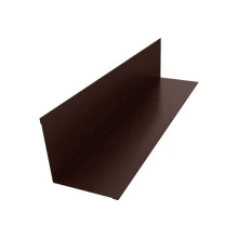 Угол внутренний 110х110 Grand Line 0,5 Drap RAL 8017 шоколад (3м)