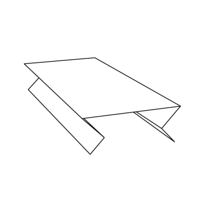 Планка угла внешнего составная нижняя Экобрус Grand Line 0,5 Drap RAL 7024 мокрый асфальт (3м) — 707883 Планка угла внешнего составная нижняя Экобрус Grand Line 0,5 Drap RAL 7024 мокрый асфальт (3м) — 707883