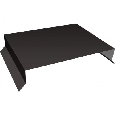 Парапетная крышка прямая 250мм Grand Line 0,5 Drap RR 32 темно-коричневый (3м) — 708215 Парапетная крышка прямая 250мм Grand Line 0,5 Drap RR 32 темно-коричневый (3м) — 708215