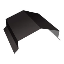 Парапетная крышка угольная 150мм Grand Line 0,5 Drap RR 32 темно-коричневый (2м)