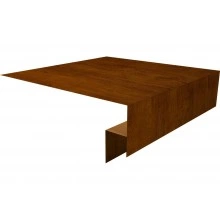 Планка околооконная сложная Блок-хаус новый 200х50х27 Grand Line 0,45 Принт Премиум Золотой дуб насыщенный Фреш TwinColor (3м)