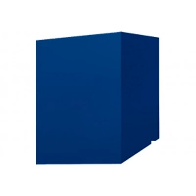 Скатный кожух для трубы Grand Line 660×660 мм, высоты 1870/1500 мм, 0,5 Сатин RAL 5005 сигнальный синий — 713061