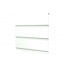 Софит металлический Классик в01 Grand Line без перфорации 0,4 ПЭ с пленкой RAL 9003 сигнальный белый (3м)