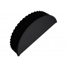 Малая торцевая заглушка конька Grand Line 0,5 Velur RAL 9005 черный