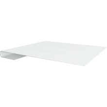 Планка завершающая Grand Line 0,45 ПЭ двухсторонний с пленкой RAL 9003 сигнальный белый (2м)
