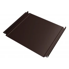 Кликфальц Double Pro Grand Line 0,45 Drap СТ с пленкой на замках RAL 8017 шоколад