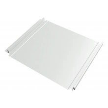 Кликфальц Double Pro Grand Line 0,45 Drap ТХ с пленкой на замках RAL 9003 сигнальный белый