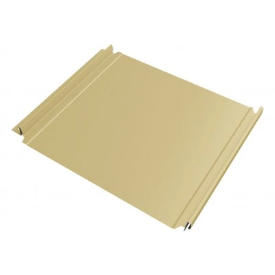 Кликфальц Double Pro Grand Line 0,45 ПЭ с пленкой на замках RAL 1014 слоновая кость — 718553