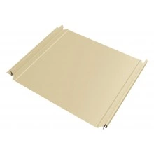 Кликфальц Double Pro Grand Line 0,45 ПЭ с пленкой на замках RAL 1015 светлая слоновая кость