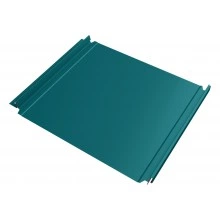 Кликфальц Double Pro Grand Line 0,45 ПЭ с пленкой на замках RAL 5021 водная синь