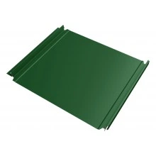 Кликфальц Double Pro Grand Line 0,45 ПЭ с пленкой на замках RAL 6002 лиственно-зеленый