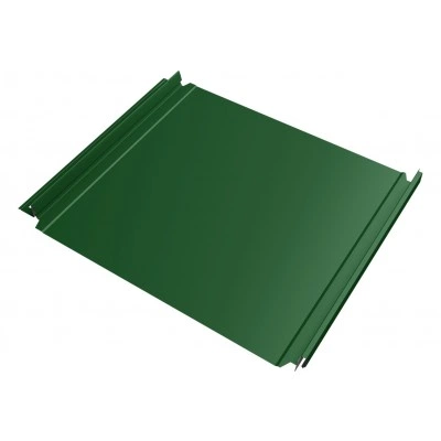 Кликфальц Double Pro Grand Line 0,45 ПЭ с пленкой на замках RAL 6002 лиственно-зеленый — 718572
