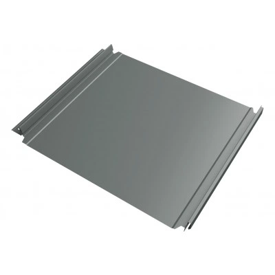 Кликфальц Double Pro Grand Line 0,45 ПЭ с пленкой на замках RAL 7005 мышино-серый — 718575