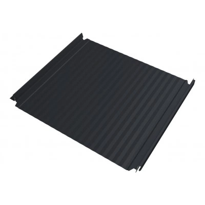 Кликфальц Double Pro Гофр Grand Line 0,45 Drap СТ с пленкой на замках RAL 7024 мокрый асфальт — 718673 Кликфальц Double Pro Гофр Grand Line 0,45 Drap СТ с пленкой на замках RAL 7024 мокрый асфальт — 718673