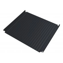 Кликфальц Double Pro Гофр Grand Line 0,45 Drap ТХ с пленкой на замках RAL 7024 мокрый асфальт