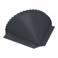 Малая конусная заглушка конька Grand Line 0,5 Drap RAL 7024 мокрый асфальт