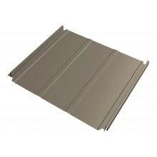 Кликфальц Double Pro Лайн Grand Line 0,45 ПЭ с пленкой на замках RAL 1015 светлая слоновая кость
