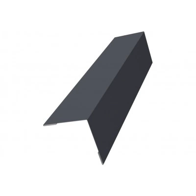 Угол внешний 30х30 Grand Line 0,45 Drap ТР слим RAL 7024 мокрый асфальт (3м) — 724112