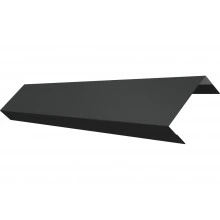 Ламель обратная 50 забора жалюзи Техас Grand Line 0,5 GreenCoat Pural БТ матовый RR2H3 (RAL 7016 антрацитово-серый)