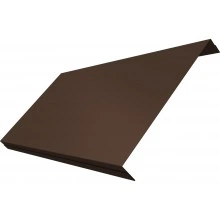 Ламель обратная 200 забора жалюзи Техас Grand Line 0,5 Velur RAL 8017 шоколад