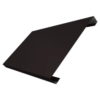 Ламель лицевая 200 забора жалюзи Техас Grand Line 0,5 Drap RAL 9005 черный — 730632