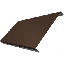 Ламель обратная 200 забора жалюзи Техас Grand Line 0,5 PurPro RAL 8017 шоколад