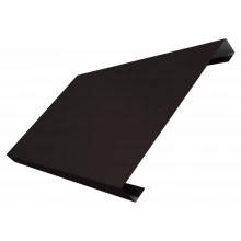 Ламель лицевая 200 забора жалюзи Техас Grand Line 0,45 Drap ТХ RAL 9005 черный