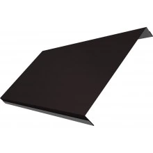 Ламель обратная 200 забора жалюзи Техас Grand Line 0,45 Drap ТХ RAL 9005 черный