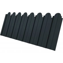 Профнастил C10A фигурный Grand Line 0,5 GreenCoat Pural БТ матовый RR2H3 (RAL 7016 антрацитово-серый)