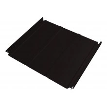 Кликфальц Double Pro Лайн Grand Line 0,45 Drap с пленкой на замках RAL 9005 черный