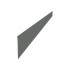 Ламель забора жалюзи Палермо стартовая/финишная для калиток и ворот Grand Line 0,45 ПЭ RAL 7005 мышино-серый — 739230 Ламель забора жалюзи Палермо стартовая/финишная для калиток и ворот Grand Line 0,45 ПЭ RAL 7005 мышино-серый — 739230