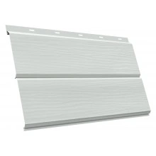 Сайдинг металлический ЭкоБрус новый 3D Grand Line 0,45 Drap RAL 9003 сигнальный белый