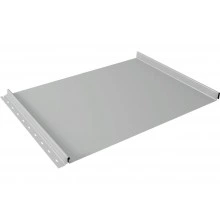 Кликфальц Grand Line 0,45 Drap ТХ с пленкой на замках RAL 7047 телегрей 4