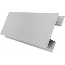 Планка H-образная Блок-хаус новый Grand Line 0,45 Drap ТХ RAL 7047 телегрей 4 (3м)