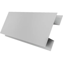Планка H-образная стыковочная сложная Grand Line 0,45 Drap ТХ RAL 7047 телегрей 4 (2м)